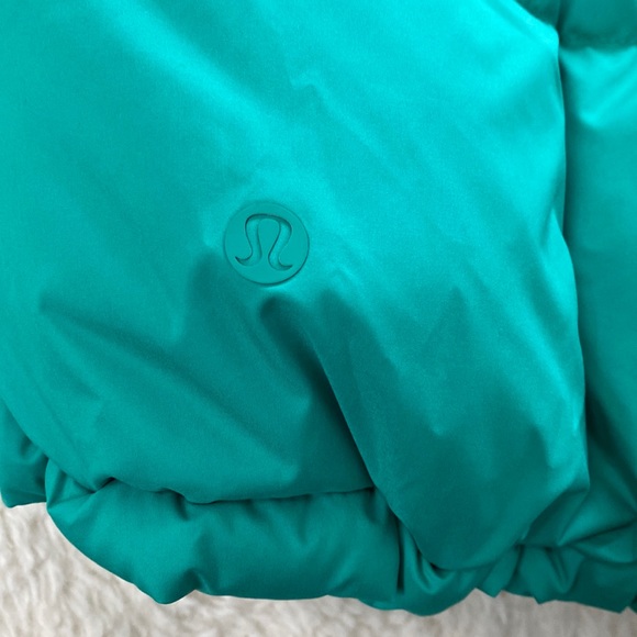 ❤️ Lululemon Wunder Puff Cropped Vest Size 6 Maldives Green NWT - Picture 9 of 10